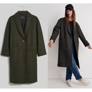 Madewell Carlton Coat in Houndstooth